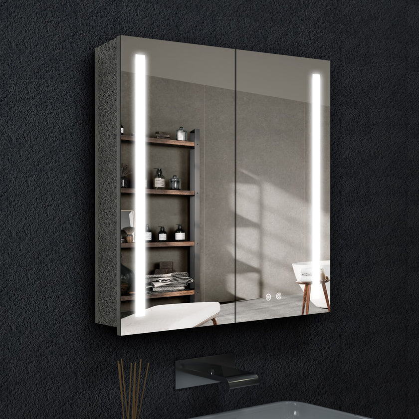 LYRA Rectangular Frameless Custom LED Medicine Cabinet