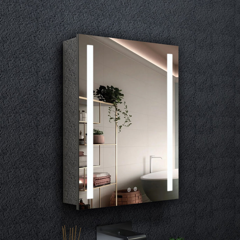 LYRA Rectangular Frameless Custom LED Medicine Cabinet