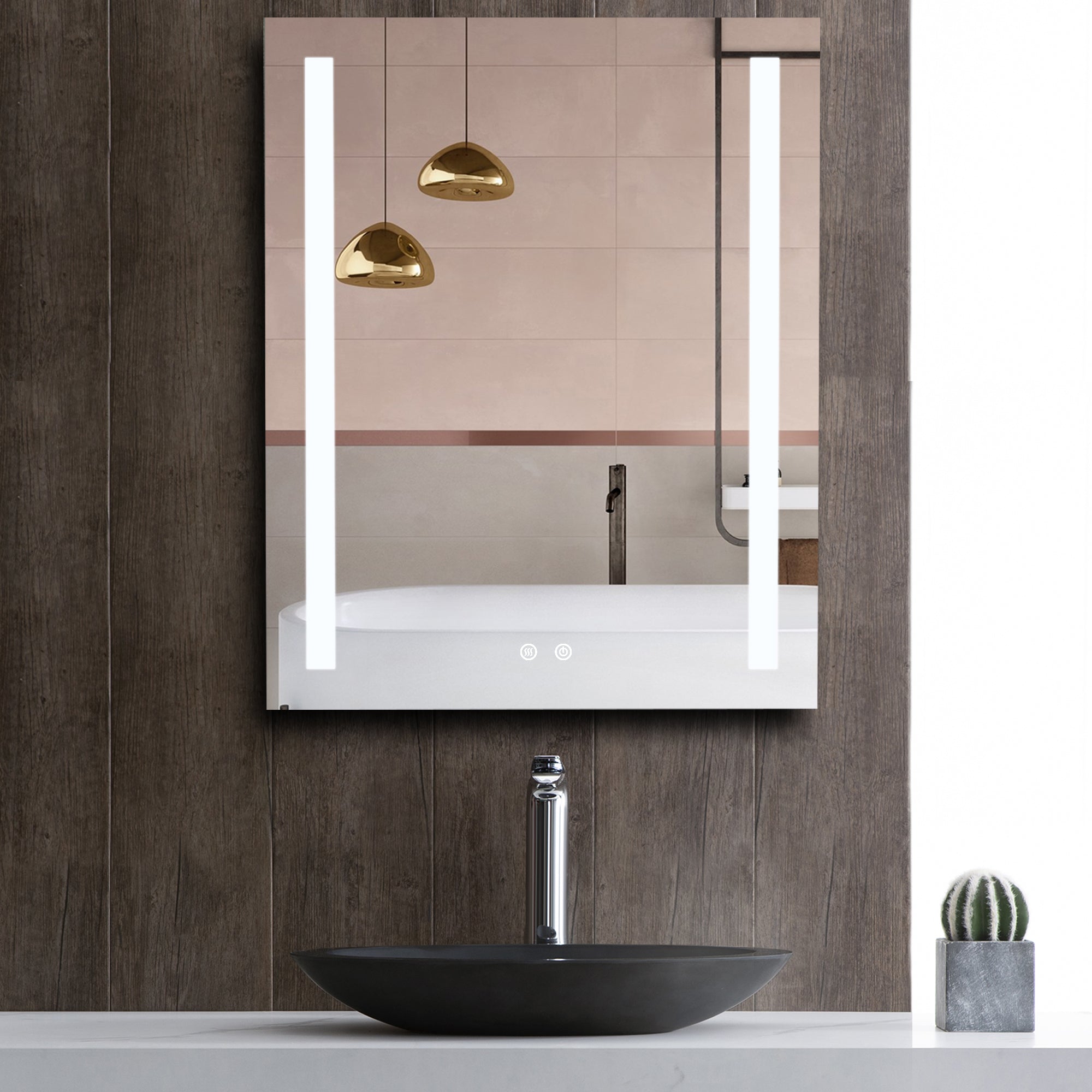 LYRA Rectangular Frameless Custom LED Medicine Cabinet