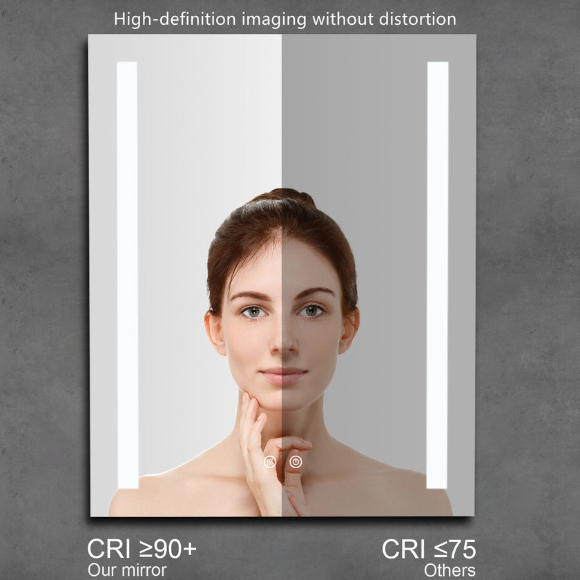 LYRA Rectangular Frameless Custom LED Medicine Cabinet