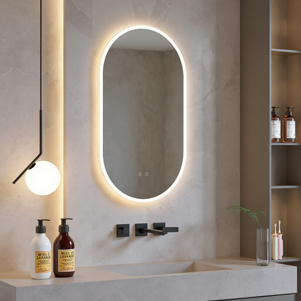 LIMNI Capsule Frameless Custom LED Mirror