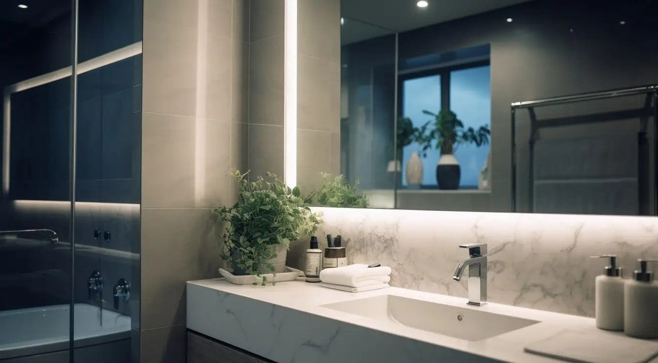 How to Install Raynova LED Mirrors: Wall-Mounted & Hanging Rod Install ...