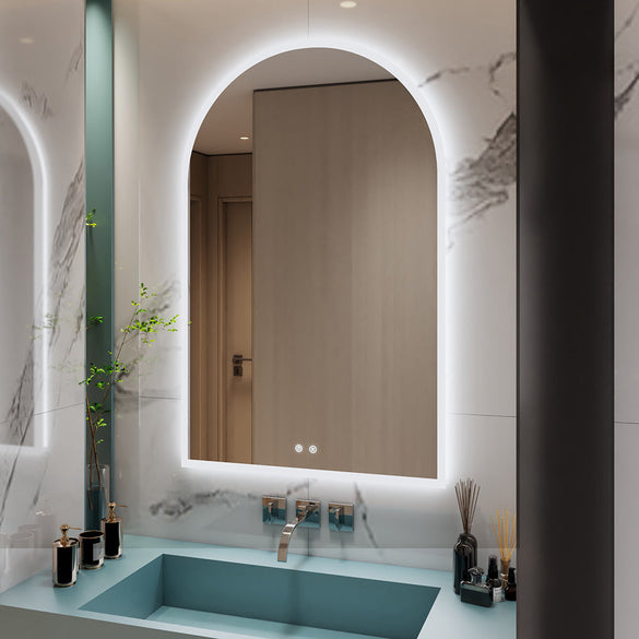 Arched LED Mirror
