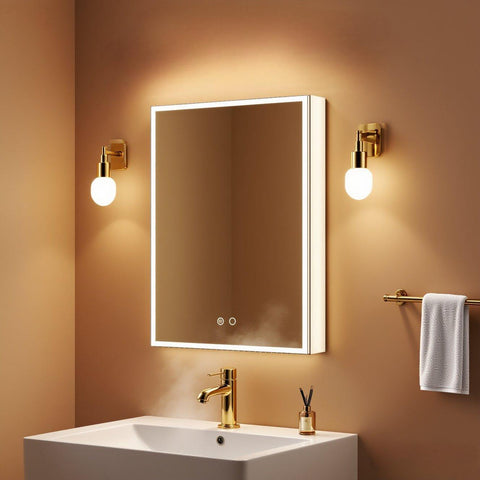 SEIRA Rectangular Frameless Custom LED Medicine Cabinet