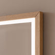 GLYNTI Rectangular Wooden Framed Custom LED Mirror | NEW ARRIVAL