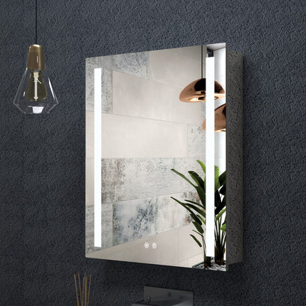 LYRA Rectangular Frameless Custom LED Medicine Cabinet