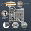 NYSA Rectangular Frameless Custom LED Medicine Cabinet