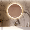 SHINEY Round Frameless LED Mirror with Edge LED Light | Ship today mirror
