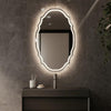 HELYA Frameless Irregular Custom LED Mirror