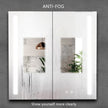 LYRA Rectangular Frameless Custom LED Medicine Cabinet