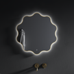 PRISMOS Irregular Metal Framed Custom LED Mirror
