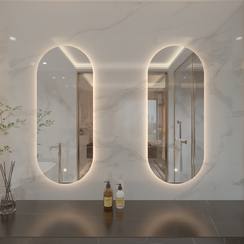 LUMINOUS Capsule Frameless Custom LED Mirror
