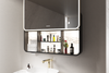 ALTA Rounded Frameless Custom Sliding LED Medicine Cabinet
