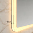 FOTIA Frameless Rectangular Super Slim Custom LED Mirror | New Arrival