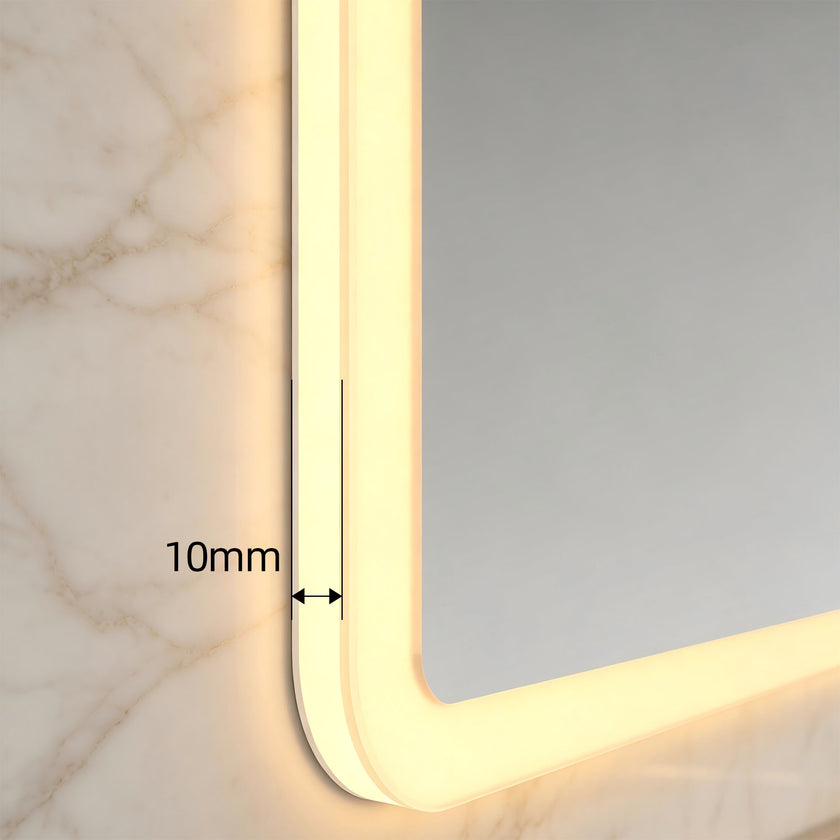 FOTIA Frameless Rectangular Super Slim Custom LED Mirror | New Arrival