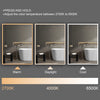 SEIRA Rectangular Frameless Custom LED Medicine Cabinet