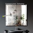 LYRA Rectangular Frameless Custom LED Medicine Cabinet