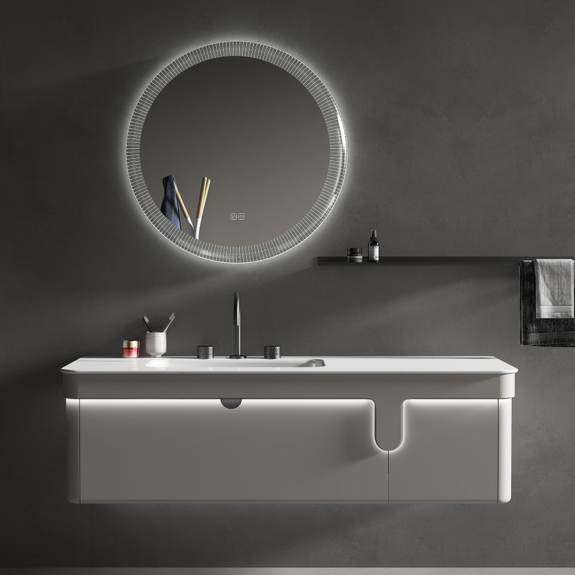 VIVID Round Acrylic Framed LED Mirror