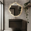 LAMORA Frameless Irregular Custom LED Mirror | New Arrival