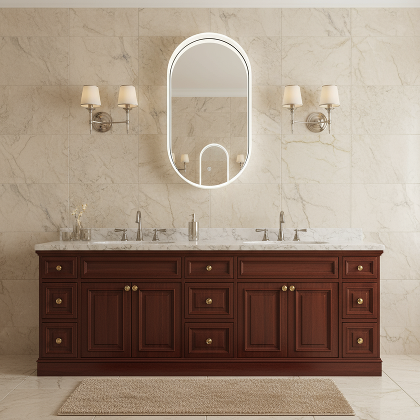 PURA Capsule Acrylic Framed LED Mirror