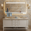 FRESCO Rectangular Frameless LED Mirror