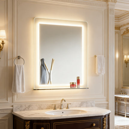 GEMMA Rectangular Acrylic Framed LED Mirror