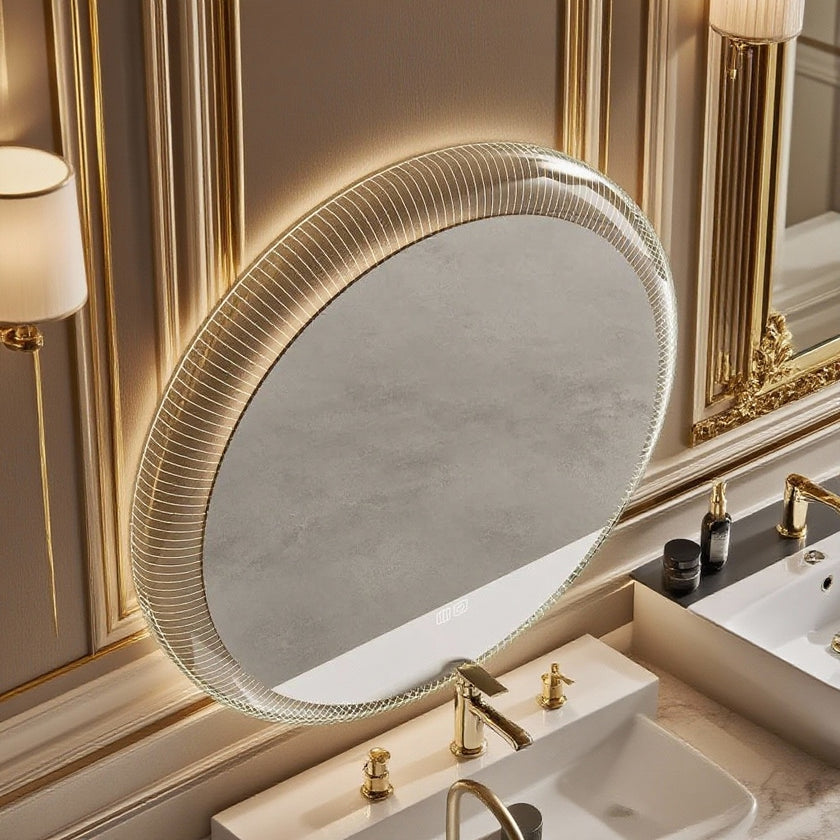 VIVID Round Acrylic Framed LED Mirror