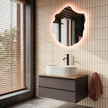 LAMORA Frameless Irregular Custom LED Mirror | New Arrival