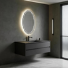 HELYA Frameless Irregular Custom LED Mirror