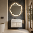 LAMORA Frameless Irregular Custom LED Mirror | New Arrival
