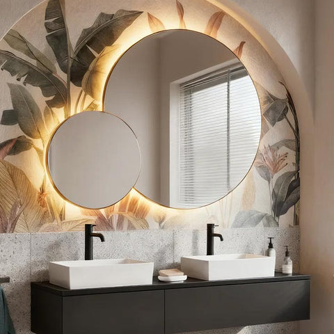 ARGIA Metal Framed Irregular Custom LED Mirror | New Arrival