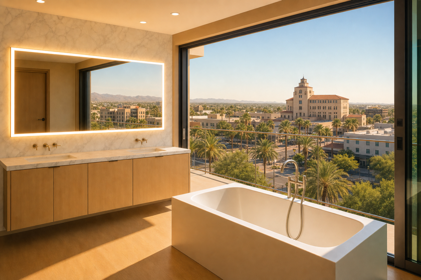 Raynova custom LED mirror for Chandler, AZ