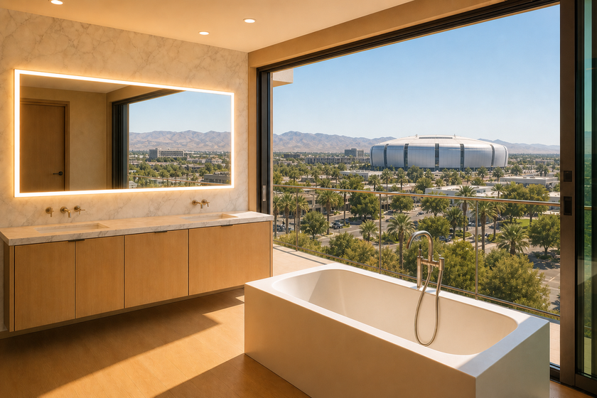 Raynova custom LED mirror for Glendale, AZ