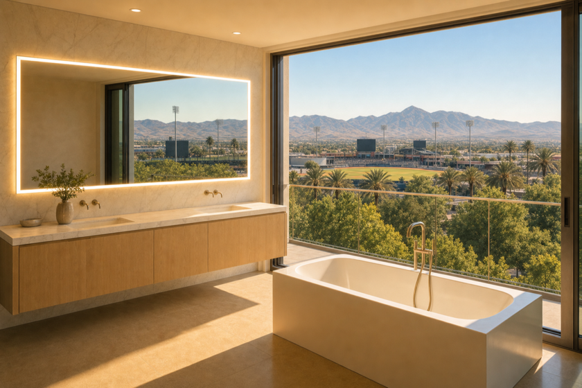 Raynova custom LED mirror for Peoria, AZ
