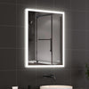 GLOWY Rectangular Frameless LED Mirror with Edge LED Light | Ship today mirror