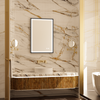 MINER Aluminum Framed LED Mirror with Edge LED Light | Ship today mirror