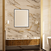 MINER Aluminum Framed LED Mirror with Edge LED Light | Ship today mirror