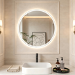 ELION Frameless Round Super Slim Custom LED Mirror | New Arrival