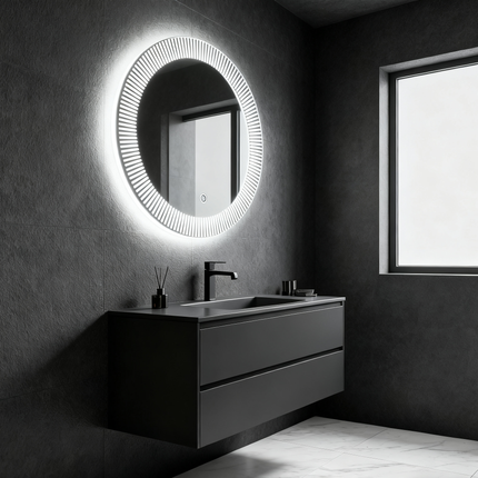 FOTON Frameless Round Custom LED Mirror | New Arrival