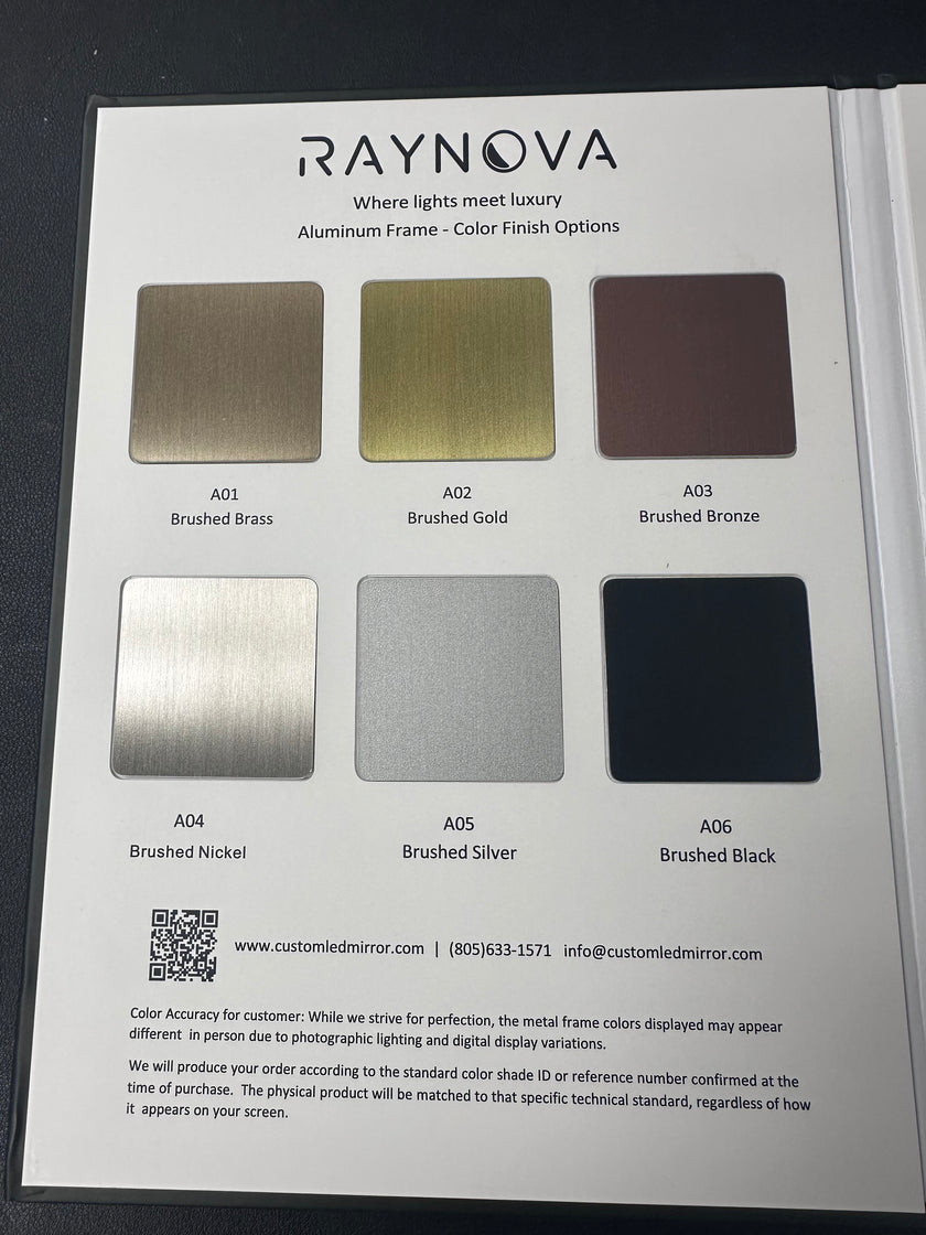 Raynova Frame Finish Book