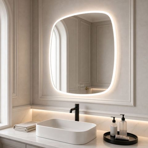 LYXIA Frameless Irregular Super Slim Custom LED Mirror | New Arrival