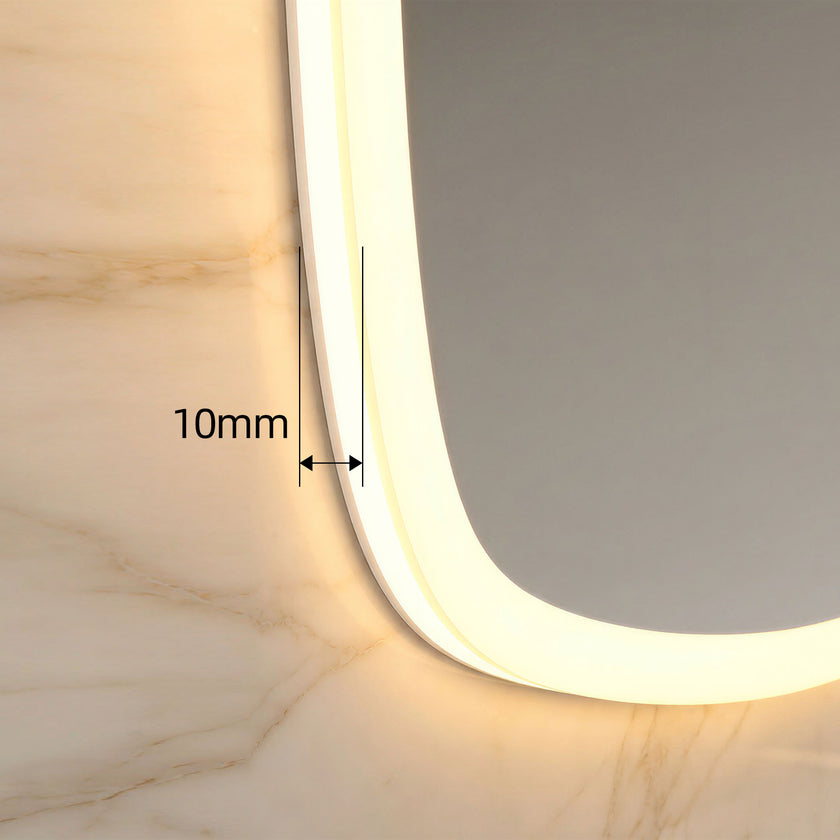 LYXIA Frameless Irregular Super Slim Custom LED Mirror | New Arrival