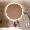 SHINEY Round Frameless LED Mirror with Edge LED Light | Ship today mirror