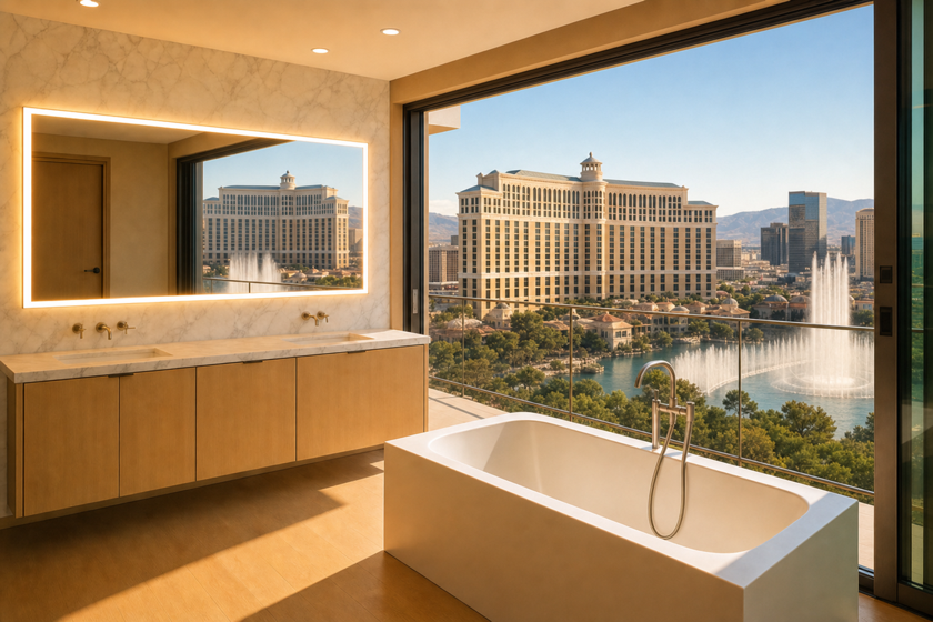 Raynova custom LED mirror for Las Vegas, NV