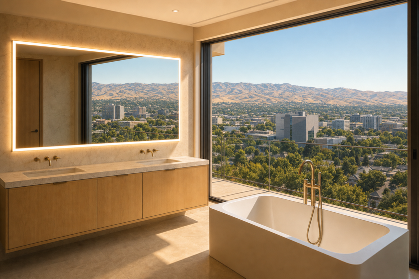 Raynova custom LED mirror for Reno, NV