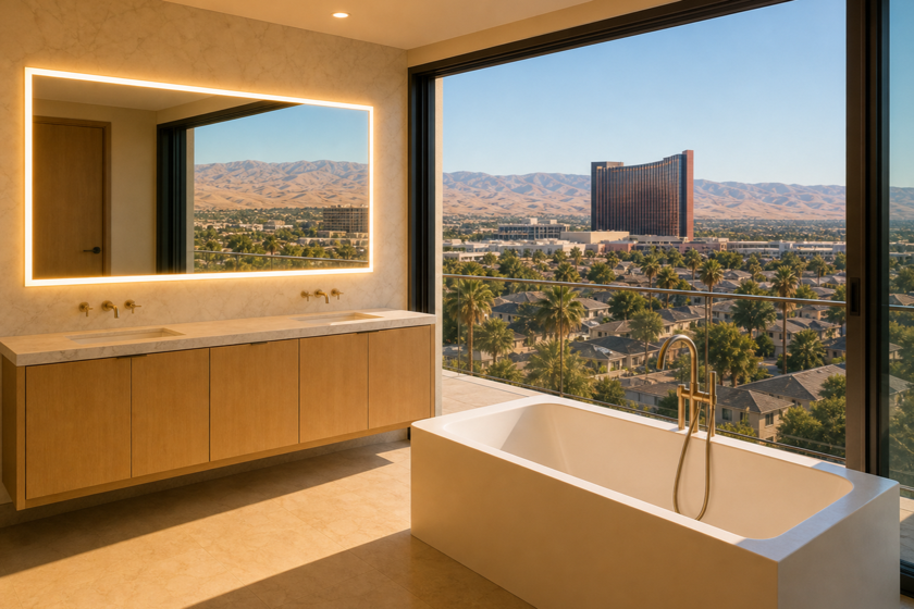 Raynova custom LED mirror for Spring Valley, NV