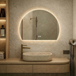 PHOTRA Frameless Irregular Custom LED Mirror | 2026 Spring Vibe