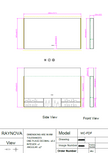 ZIA Rectangular Frameless Custom Sliding LED Medicine Cabinet