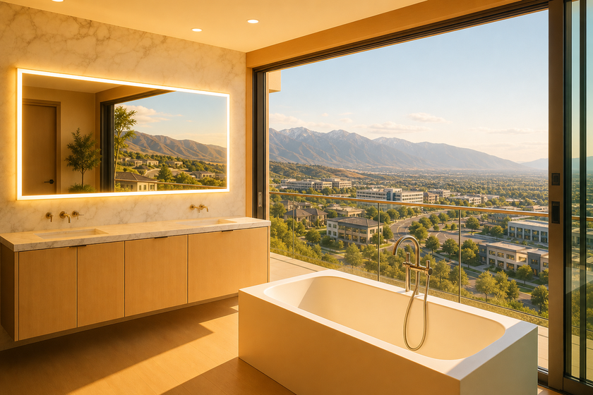 Raynova custom LED mirror for Lehi, UT
