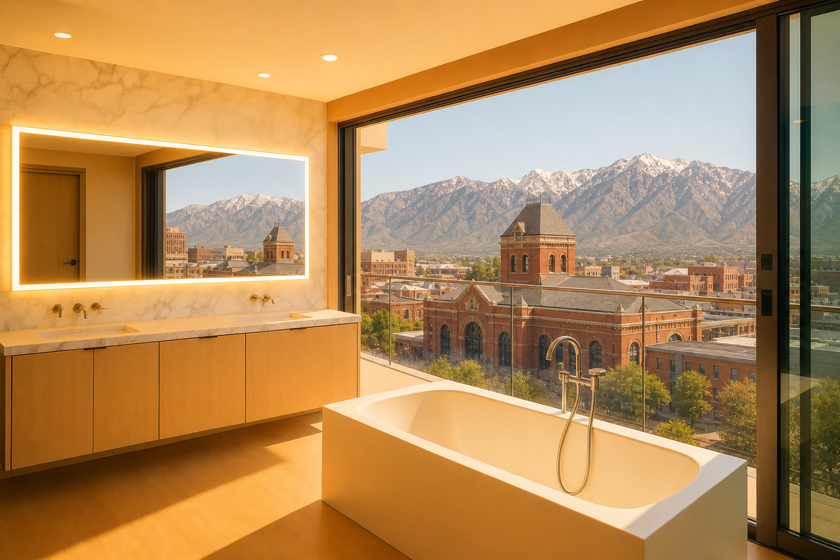 Raynova custom LED mirror for Ogden, UT